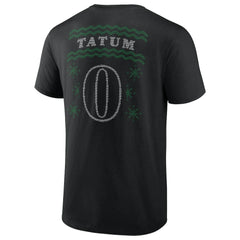 Black Jayson Tatum Boston Celtics Ugly Sweater Name & Number T-Shirt | NBA