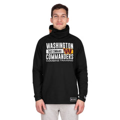 Washington Commanders Functional Fandom Balaclava Helmet Stripe Tri-Blend Hoodie | NFL US
