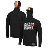 Chicago Bears Functional Fandom Balaclava Helmet Stripe Tri-Blend Hoodie | NFL On sale