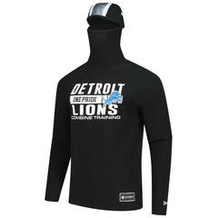 Detroit Lions Functional Fandom Balaclava Helmet Stripe Tri-Blend Hoodie | NFL Online