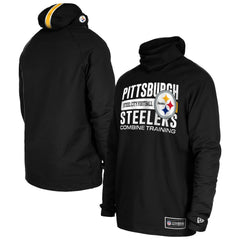 Pittsburgh Steelers Functional Fandom Balaclava Helmet Stripe Tri-Blend Hoodie | NFL On sale