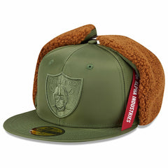 Las Vegas Raiders x Alpha Industries Dog Ears 59FIFTY Fitted Hat | NFL Outlet