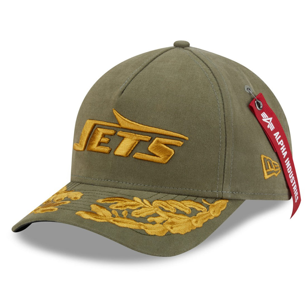 New York Jets x Alpha Industries A-Frame 9FORTY Adjustable Hat | NFL On sale
