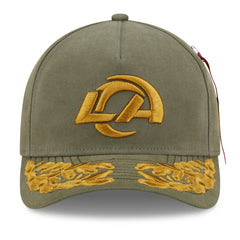 Los Angeles Rams x Alpha Industries A-Frame 9FORTY Adjustable Hat | NFL Near me