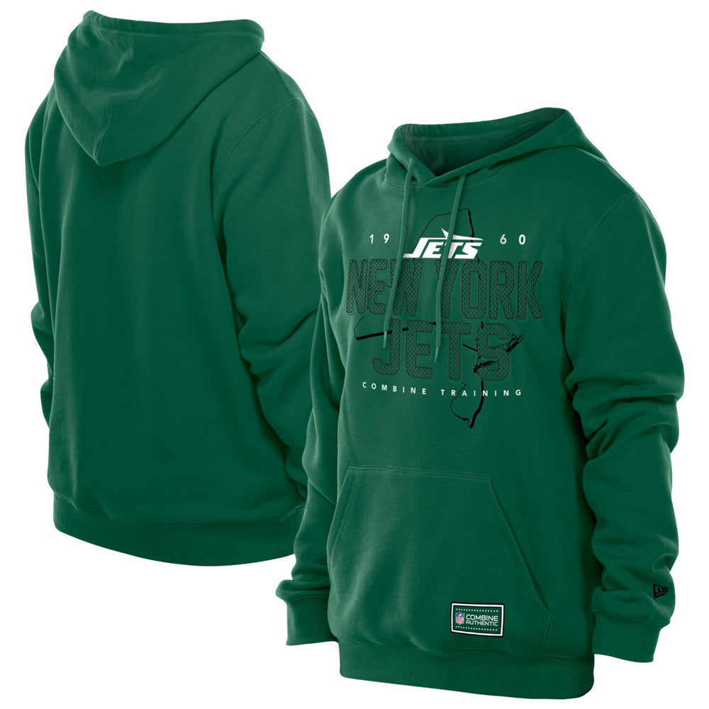 New York Jets Combine Authentic Local State Throwback Hoodie | NFL Outlet