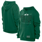 New York Jets Combine Authentic Local State Throwback Hoodie | NFL Outlet
