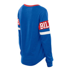 Buffalo Bills Women's Plus Size Throwback Lace-Up Long Sleeve T-Shirt | NFL Near me