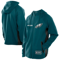 Philadelphia Eagles Combine Authentic Raglan Scuba Full-Zip Hoodie | NFL Near me