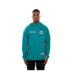 Miami Dolphins Combine Authentic Raglan Scuba Full-Zip Hoodie | NFL Hot