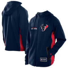Houston Texans Combine Authentic Raglan Scuba Full-Zip Hoodie | NFL Online