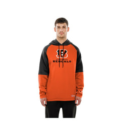 Cincinnati Bengals Combine Authentic Color Block Raglan Pullover Hoodie | NFL Discount