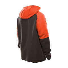 Cleveland Browns Combine Authentic Color Block Raglan Pullover Hoodie | NFL Outlet