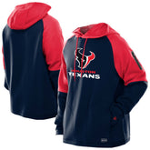 Houston Texans Combine Authentic Color Block Raglan Pullover Hoodie | NFL On sale