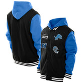 Detroit Lions Full-Snap Fleece Hoodie Jacket | NFL Hot