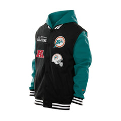 Miami Dolphins Full-Snap Fleece Hoodie Jacket | NFL New