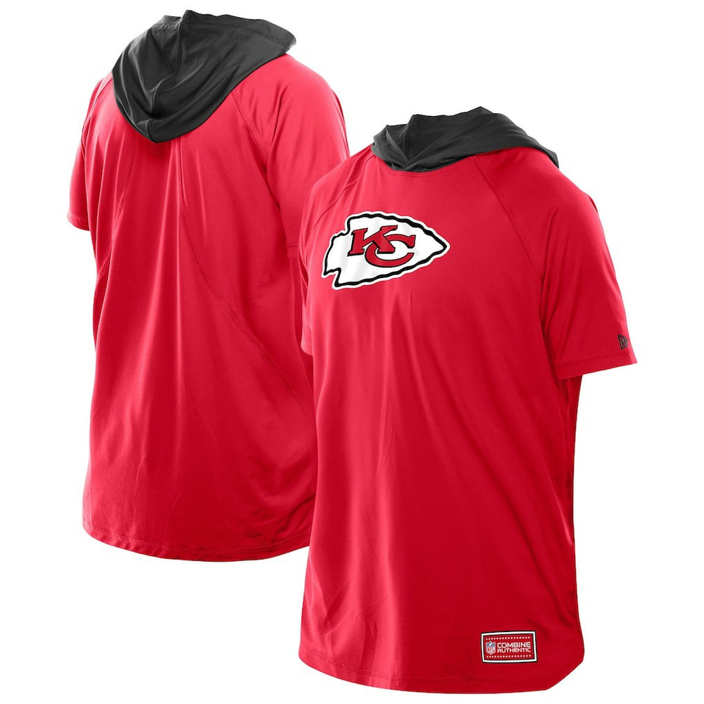 Kansas City Chiefs Combine Authentic Hooded Raglan Short-Sleeve T-Shirt | NFL On sale