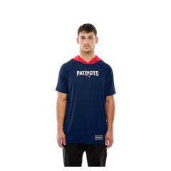 New England Patriots Combine Authentic Hooded Raglan Short-Sleeve T-Shirt | NFL Outlet