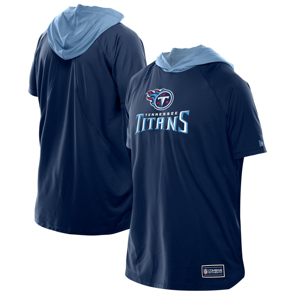 Tennessee Titans Combine Authentic Hooded Raglan Short-Sleeve T-Shirt | NFL Outlet