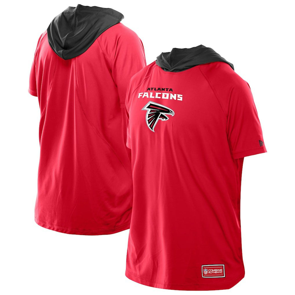 Atlanta Falcons Combine Authentic Hooded Raglan Short-Sleeve T-Shirt | NFL Hot