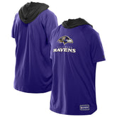 Baltimore Ravens Combine Authentic Hooded Raglan Short-Sleeve T-Shirt | NFL Sale