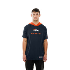 Denver Broncos Combine Authentic Hooded Raglan Short-Sleeve T-Shirt | NFL Discount