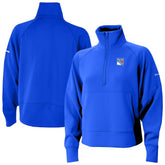 New York Rangers Columbia Women's Wickhams Hills Raglan Omni-Wick Half-Zip Pullover - NHL Pullover