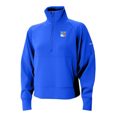 New York Rangers Columbia Women's Wickhams Hills Raglan Omni-Wick Half-Zip Pullover - NHL Pullover