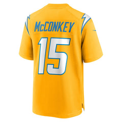 Los Angeles Chargers Ladd McConkey Alternate Charger Power Game Player Jersey | NFL Hot