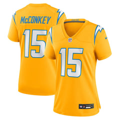 Los Angeles Chargers Ladd McConkey Women's Alternate Charger Power Game Jersey | NFL New