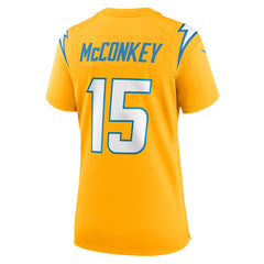 Los Angeles Chargers Ladd McConkey Women's Alternate Charger Power Game Jersey | NFL New