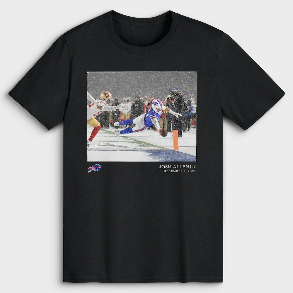 Buffalo Bills Josh Allen NFL Flash Features Week 13 T-Shirt | NFL On sale