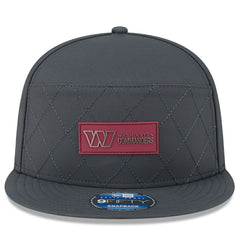 Washington Commanders 2025 Sideline Cold Weather Split Panel 9FIFTY Snapback Hat | NFL Hot