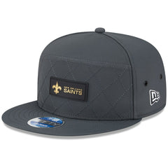 New Orleans Saints 2025 Sideline Cold Weather Split Panel 9FIFTY Snapback Hat | NFL Online