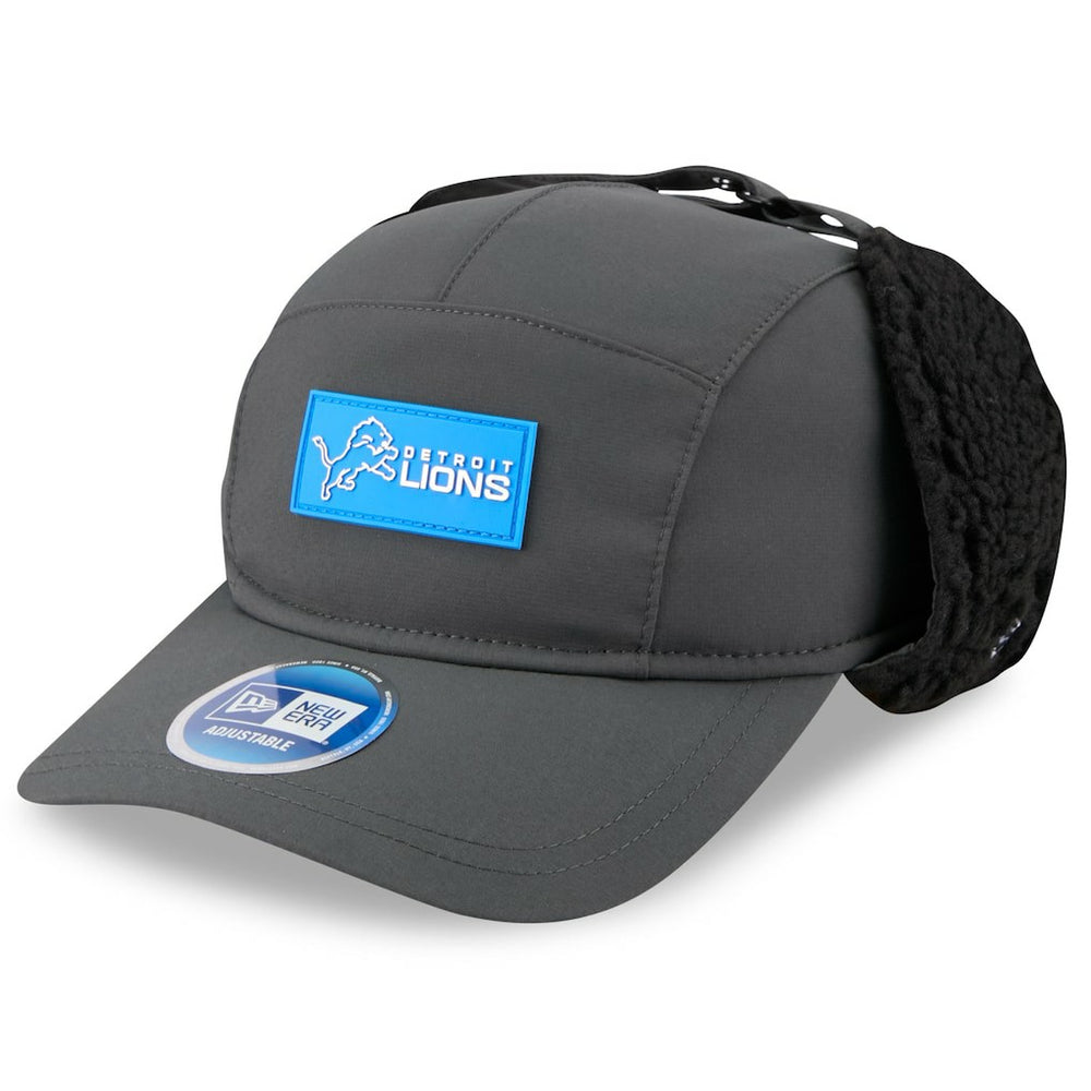 Detroit Lions 2025 Sideline Cold Weather Runner Dog Ear Adjustable Hat | NFL Hot