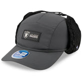 Las Vegas Raiders 2025 Sideline Cold Weather Runner Dog Ear Adjustable Hat | NFL Sale