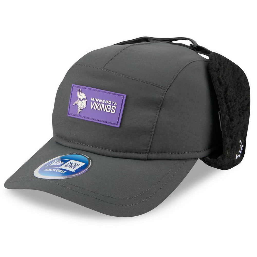 Minnesota Vikings 2025 Sideline Cold Weather Runner Dog Ear Adjustable Hat | NFL US