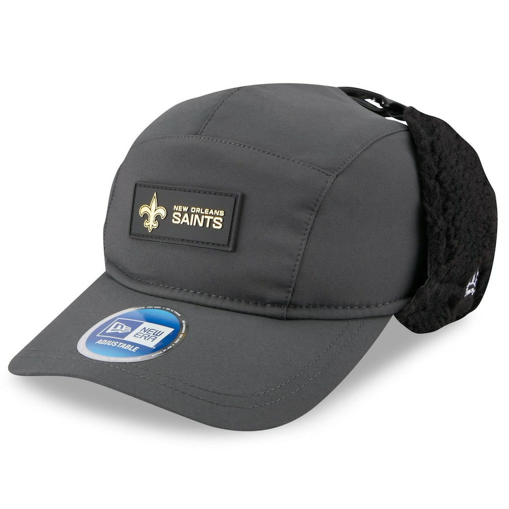 New Orleans Saints 2025 Sideline Cold Weather Runner Dog Ear Adjustable Hat | NFL Online