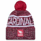 Arizona Cardinals 2025 Sideline Cold Weather Cuffed Knit Hat with Pom | NFL On sale