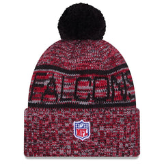 Atlanta Falcons 2025 Sideline Cold Weather Cuffed Knit Hat with Pom | NFL Sale