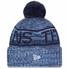 Tennessee Titans 2025 Sideline Cold Weather Cuffed Knit Hat with Pom | NFL On sale