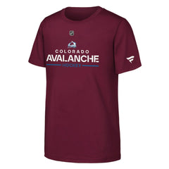 Colorado Avalanche Fanatics Youth Authentic Pro Wordmark T-Shirt - NHL T-shirts