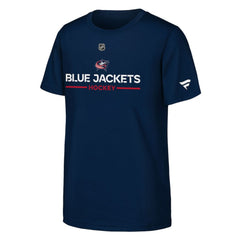 Columbus Blue Jackets Fanatics Youth Authentic Pro Wordmark T-Shirt - NHL T-shirts
