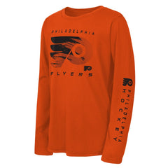 Philadelphia Flyers Outerstuff Youth Seize the Win Long Sleeve T-Shirt - NHL T-shirts