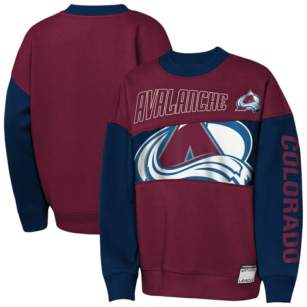 Colorado Avalanche Outerstuff Youth Impact Player Sweatshirt - NHL Sweatshirts