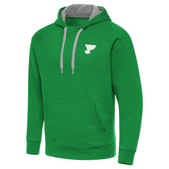 St. Louis Blues Antigua St. Patrick's Day Victory Pullover Hoodie - NHL Hoodies