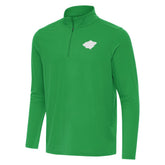 Minnesota Wild Antigua St. Patrick Intent Quarter-Zip Pullover Top - NHL Pullover