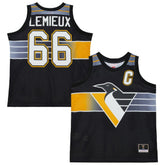 Mario Lemieux Pittsburgh Penguins Mitchell & Ness Unisex Maxxed Out Fashion Basketball Jersey - NHL Jerseys