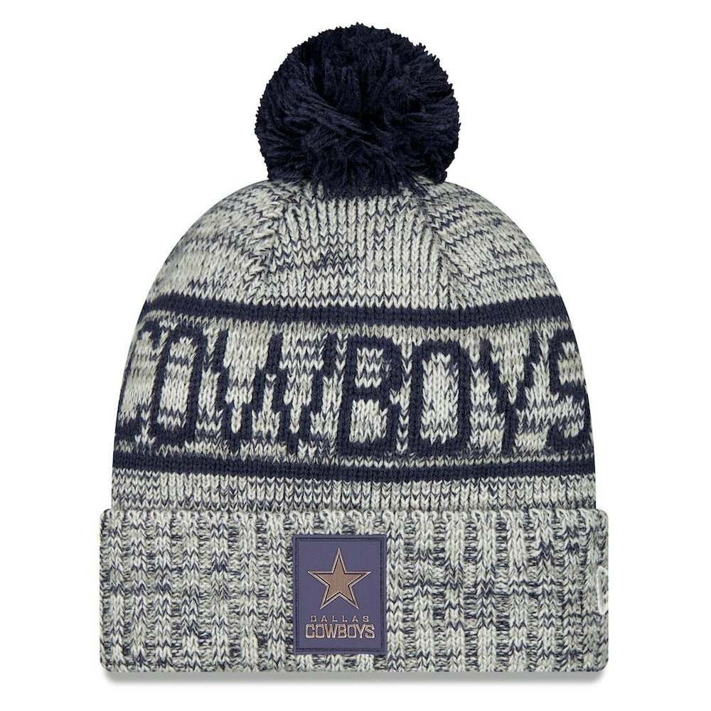 Dallas Cowboys 2025 Sideline Cold Weather Cuffed Knit Hat with Pom | NFL On sale