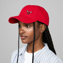 Red Chicago Bulls Women's Micro Lefty Adjustable Hat | NBA