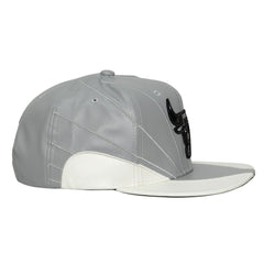 Gray/White Chicago Bulls Day 12 Two-Tone Faux Leather Snapback Hat | NBA